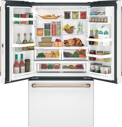 36" Café 23.1 Cu. Ft. Counter-Depth French-Door Refrigerator - CWE23SP4MW2