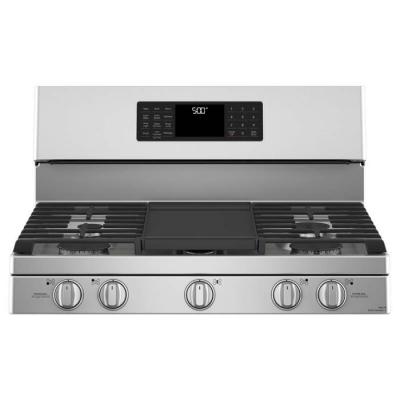 30" Café 5.6 Cu. Ft. Free-Standing Gas Oven With Convection Range - CCGB500P2MS1