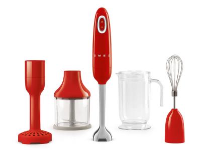 SMEG 50's Retro Style Aesthetic Hand Blender - HBF02RDUS