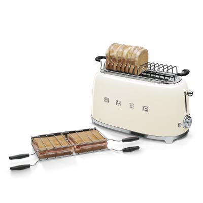 SMEG 50's Retro Style Aesthetic 4x2 Slice Toaster - TSF02CRUS