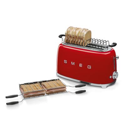 SMEG 50's Retro Style Aesthetic 4x2 Slice Toaster - TSF02RDUS