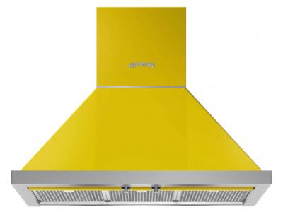 30" SMEG Portofino Wall Mount Chimney Hood - KPF30UYW