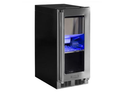 15" Marvel Professional Clear Ice Machine with Tri-Color Illuminice - MP15CPG2LS