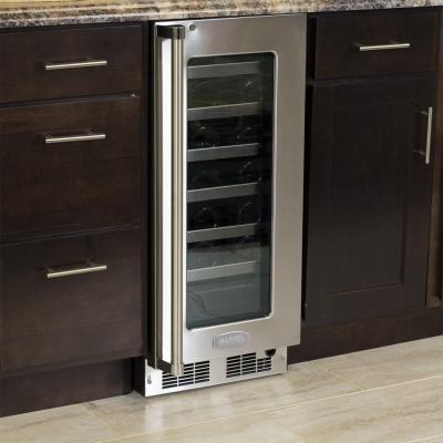 15" Marvel Professional High Efficiency Single Zone Wine Refrigerator - MP15WSG4RS