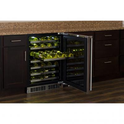 24" Marvel Professional High Efficiency Single Zone Wine Refrigerator - MP24WSG5RS