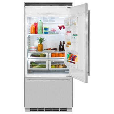 36" Marvel Professional Built-In Bottom Freezer Refrigerator - MP36BF2LS