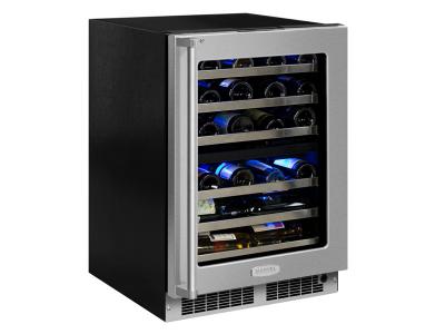 24" Marvel Professional High Efficiency Dual Zone Wine Refrigerator - MP24WDF5RP