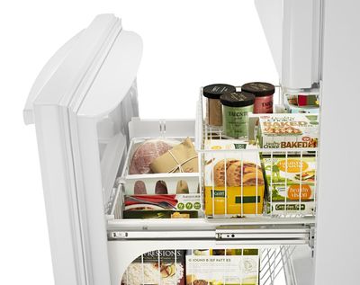 33" Amana 22 cu. ft. Bottom-Freezer Refrigerator  - ABB2224BRW 