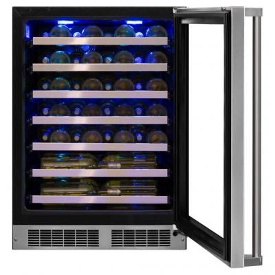 24" Marvel Professional Single Zone Wine Refrigerator with Hinge Pin - MP24WSG0LS