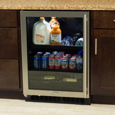 24" Marvel Beverage Center with Convertible Shelves - ML24BCF2LP