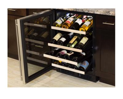 24" Marvel High Efficiency Gallery Single Zone Wine Refrigerator - ML24WSG1LS