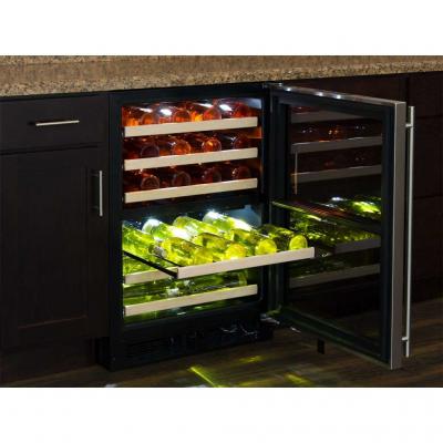 24" Marvel High Efficiency Dual Zone Wine Refrigerator - ML24WDP4RP