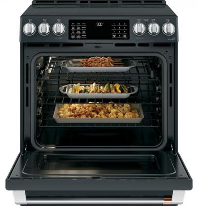 30" Café Slide-In Front Control Induction and Convection Range  - CCHS900P3MD1