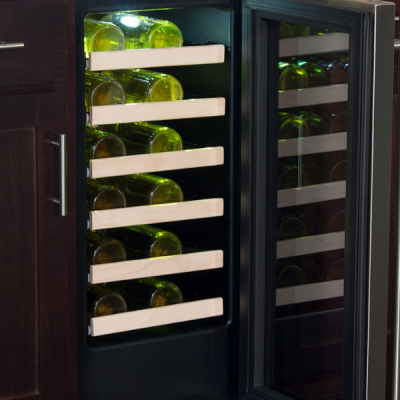 15" Marvel 2.7 Cu. Ft.  Built-In High-Efficiency Single Zone Wine Refrigerator - MLWC215-SG01A