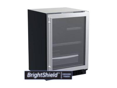 24" Marvel 5.3 Cu. Ft. Refrigerator With Brightshield - MLRE224SG81A