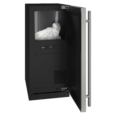 15" Marvel Built-In Nugget Ice Machine With Arctic White LED Light  - MLNP115-SS01B