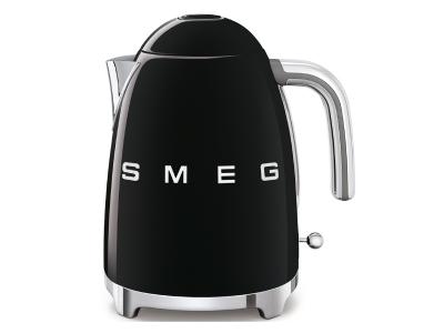 Smeg 50s Retro-Style 6-Piece Knife Block Set in Black - KBSF01BL