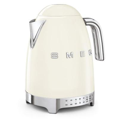 SMEG 50's Style Kettle With Plastic Button In Cream - KLF04CRUS