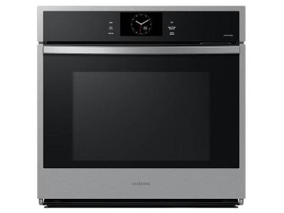 30" Samsung 5.1 cu. Ft. Single Wall Oven with SmartThings Air Fry -  NV51CG600SSRAA
