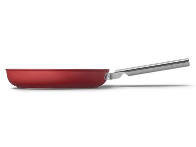 SMEG 50's Style Frypan With 28 Inch Diameter In Red - CKFF2801RDM