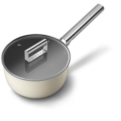 SMEG 50's Style Saucepan With 20 Inch Diameter In Cream - CKFS2011CRM