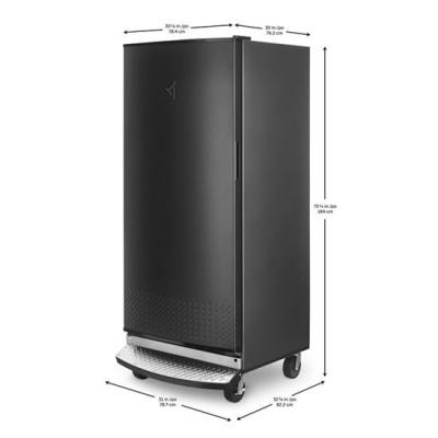 31" Gladiator 17.8 Cu. Ft.  All Refrigerator in Black - GARF30FDGB