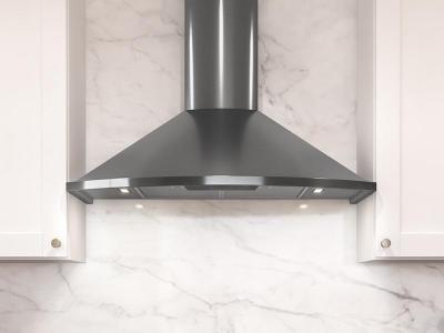 30" Zephyr Core Collection Savona Wall Mount Range Hood in Black - ZSA-E30FB