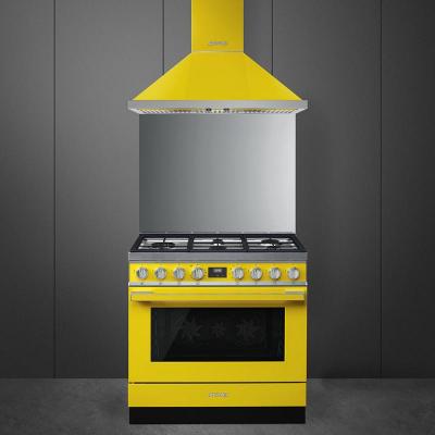 36" SMEG Portofino Freestanding Professional Dual Fuel Range with 5 Sealed Burners - CPF36UGMYW