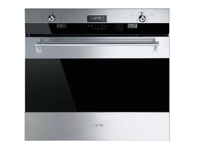 30" SMEG Classic Design Electric Wall Oven with 4.34 cu. ft. Capacity - SOU330X1