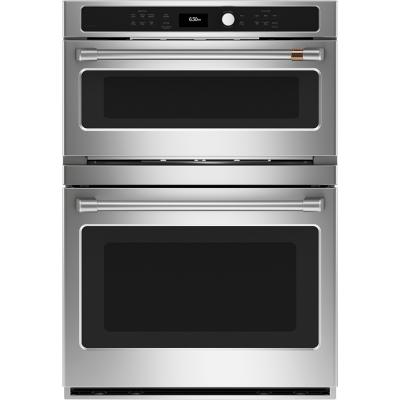 30" Café 6.7 Cu. Ft. Combination Double Wall Oven With Convection - CTC912P2NS1