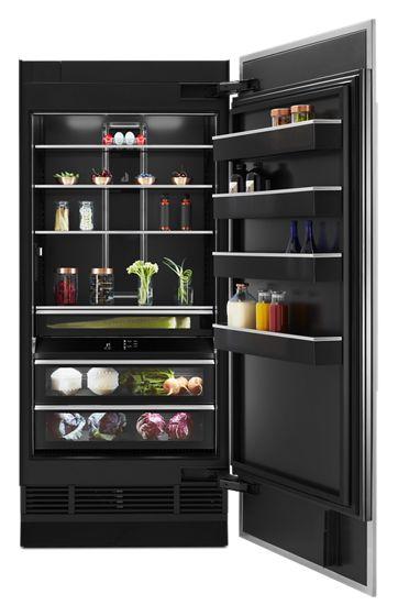 36" Jenn-Air 20.00 Cu. Ft. Panel-Ready Built-In Column Refrigerator With Right Swing - JBRFR36IGX