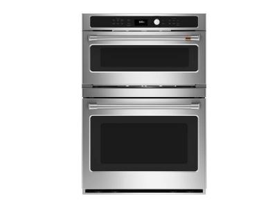 30" Café 6.7 Cu. Ft. Combination Double Wall Oven With Convection - CTC912P2NS1