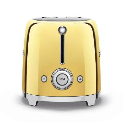 SMEG 50's Style Toaster in Gold - TSF01GOUS