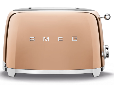 SMEG 50's Style Toaster in Rose Gold - TSF01RGUS