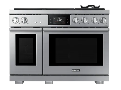 48" Dacor Transitional Series Dual Fuel Freestanding Steam Range - DOP48T960DS