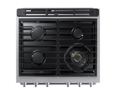 30" Dacor 6 Cu. Ft. Transitional Style Gas Range in Silver Stainless - DOP30T840GS/DA