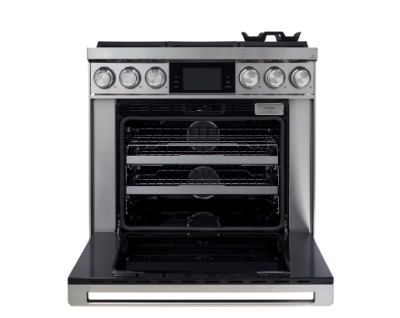 36" Dacor Contemporary 4.8 Cu. Ft. Dual-Fuel Steam Range in Stainless Steel - DOP36C86DLS/DA