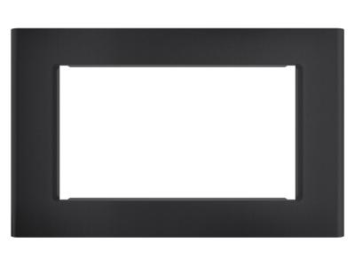 Ge Cafe Optional Microwave Built-In Trim Kit In Matte Black - CX152P3MDS