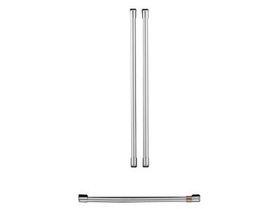 Café Refrigeration Handle Kit In Brushed Stainless - CXMA3H3PNSS