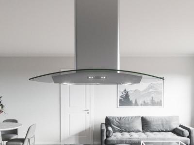 36" Zephyr Milano Island Range Hood - ZML-M90CG