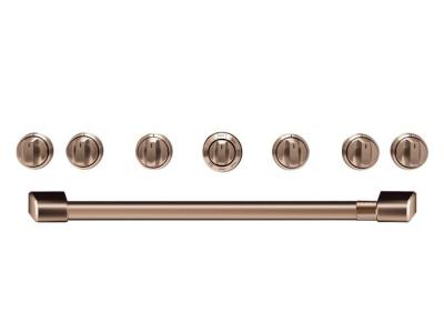 Café Handle And Knob Set For Pro Range And Rangetop In Brushed Copper - CXPR6HKPMCU