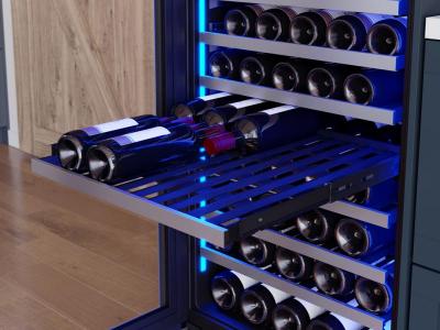 24" Zephyr Full Size Dual Zone Wine Cooler - PRW24F02CG