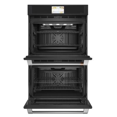 30" Café 10.0 cu. Ft. Built-In Convection Double Wall Oven In Matte Black - CTD90DP3ND1