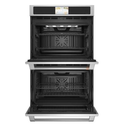 30" Café 10 Cu. Ft. Built-In Convection Double Wall Oven In Stainless Steel - CTD90DP2NS1