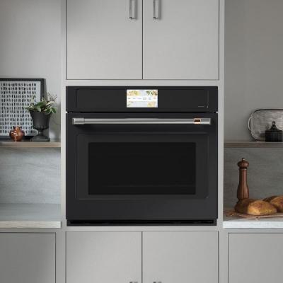 30" Café 5.0 Cu. Ft. Built-In Convection Single Wall Oven In Matte Black - CTS90DP3ND1