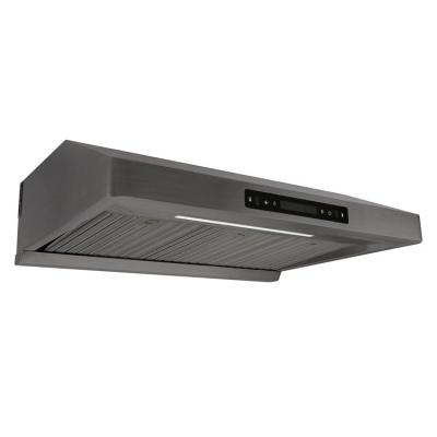 36" Vesta Alexandria 860 CFM Under Cabinet Range Hood in Black Stainless Steel  - VRH-ALEXANDRIA-BS-36