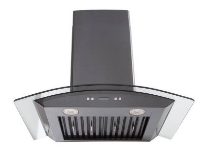 30" Vesta Cologne 900 CFM Wall Mount Range Hood in Black Stainless Steel - VRH-COLOGNE-BS-30