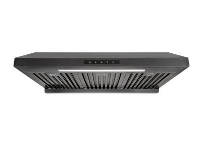 30" Vesta Arlington 850 CFM Under Cabinet Range Hood in Black Stainless Steel - VRH-ARLINGTON-BS-30