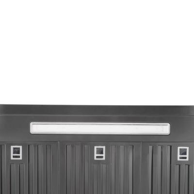 30" Vesta Arlington 850 CFM Under Cabinet Range Hood in Black Stainless Steel - VRH-ARLINGTON-BS-30