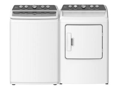 27" Midea 4.7 Cu. Ft. White Top Load Agitator Washer - MLV47C4AWW